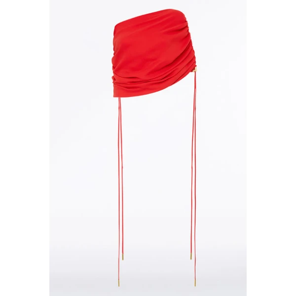 Scarlet Crepe Coulisse Shrug - Image 5