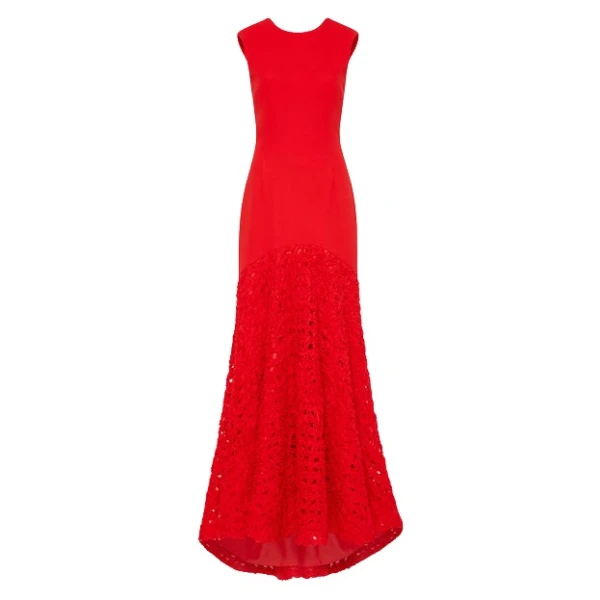 Red Nastro Gown