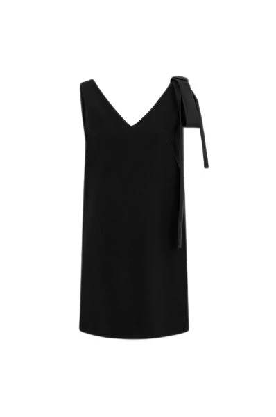 Dice-Kayek-Black-Off-The-Shoulder-Bow-Dress54939_nobg Black Off The Shoulder Bow Dress - Image 1