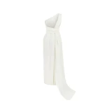 Ivory Off the Shoulder Dress