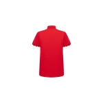 Rose Embroidered Red Silk Shirt