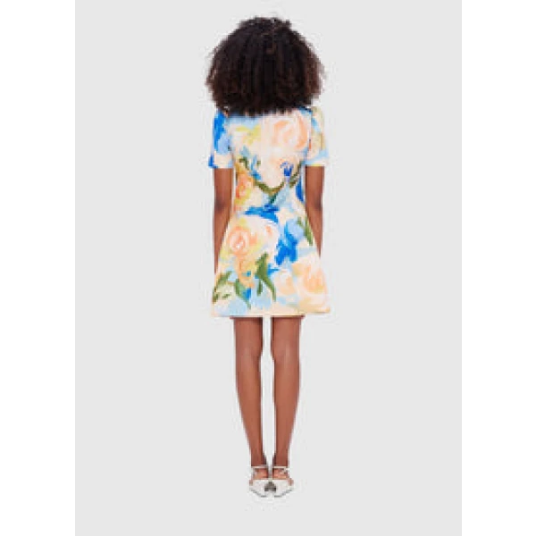 Brooke Mini Dress - Bouquet Print
