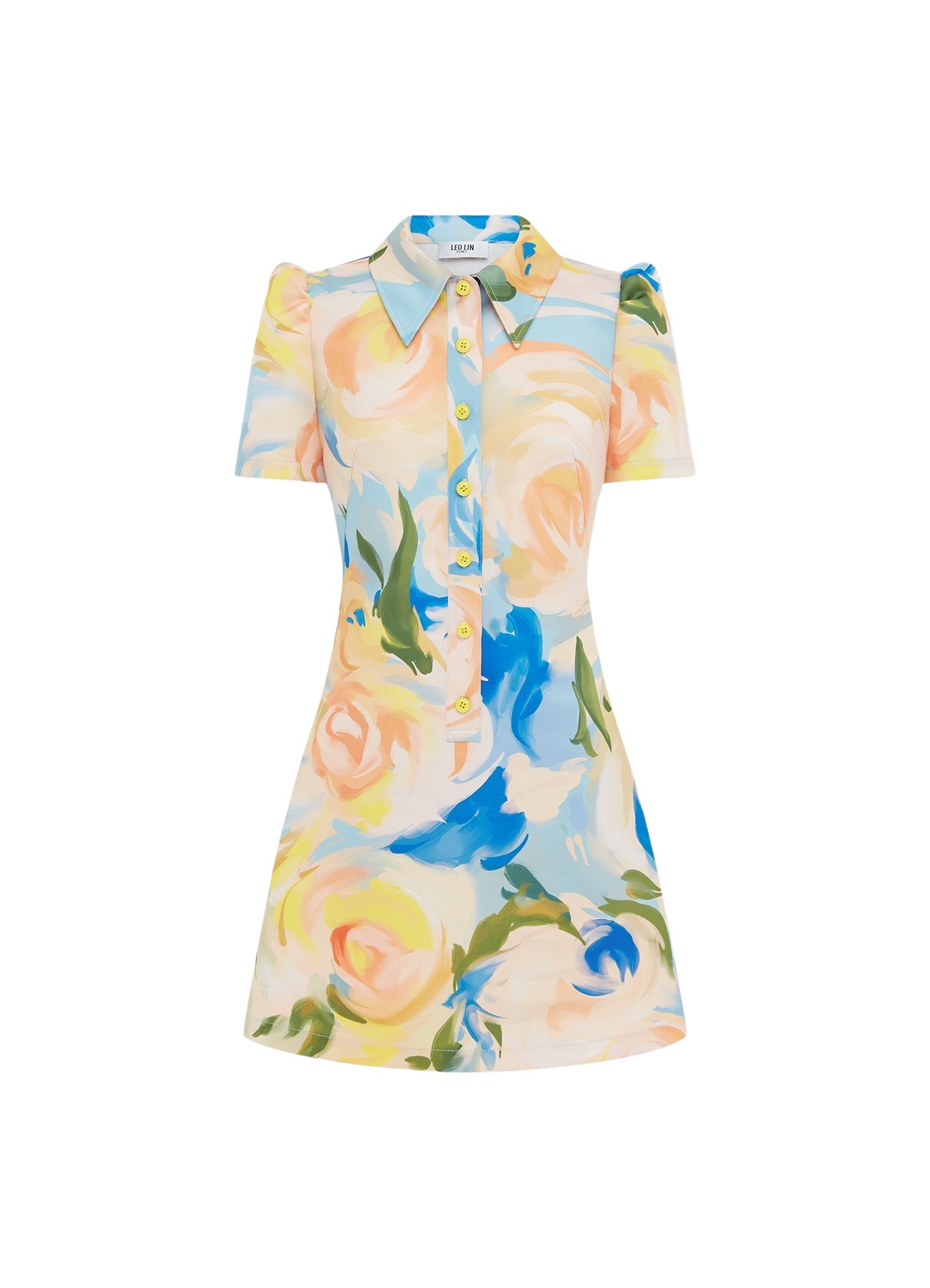 Leo Lin Brooke Mini Dress – Bouquet Print