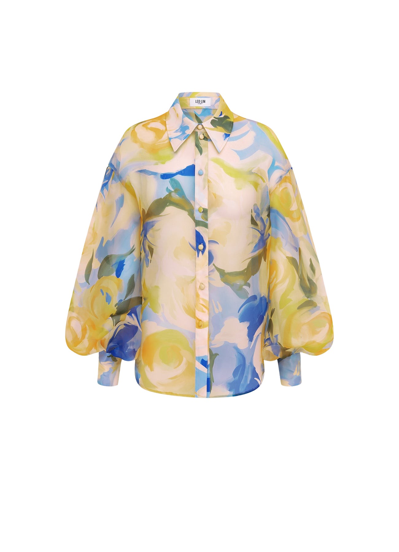 Leo Lin Celeste Blouse – Bouquet Print