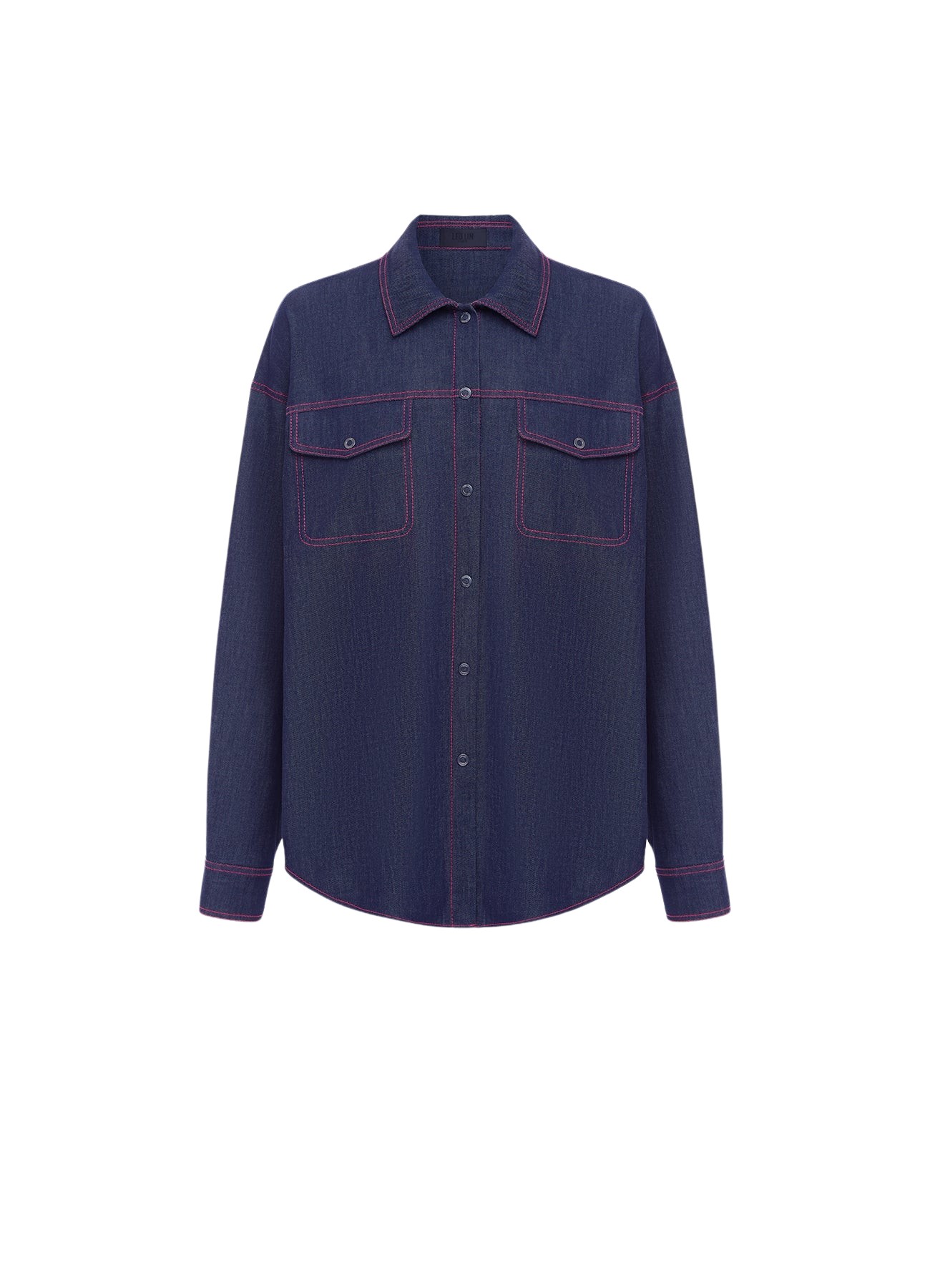 Leo Lin Dione Denim Shirt – Indigo