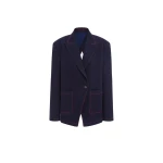 Jocelyn Denim Split Blazer - Indigo