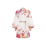 Juliana Shirt Mini Dress - Fleur Print