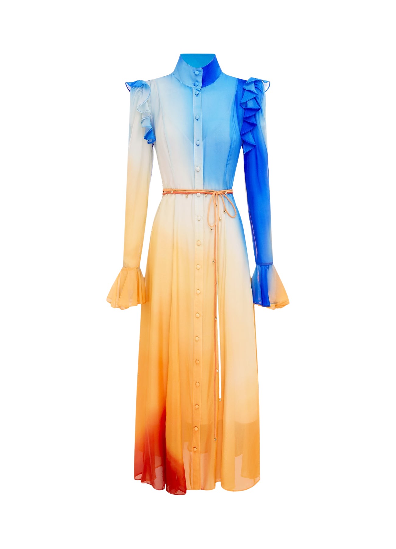 Leo Lin Katrina Butterfly Sleeve Midi Dress – Enigma