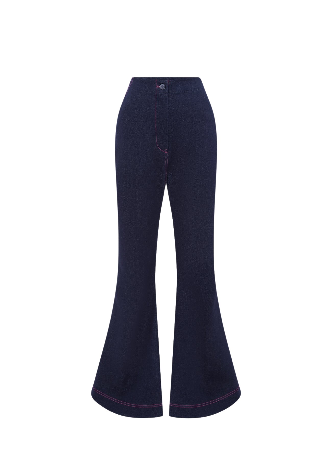 Leo Lin Maya Denim Flared Jeans – Indigo Dress