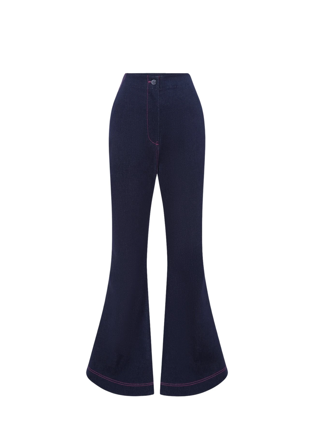 Leo-Lin-Maya-Denim-Flared-Jeans-Indigo-573004_nobg Maya Denim Flared Jeans - Indigo - Image 1
