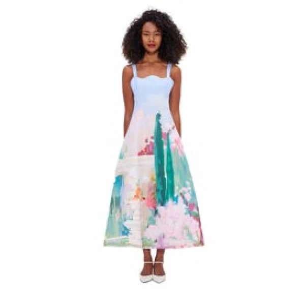 Odette Midi Dress - Jardin Print - Image 2