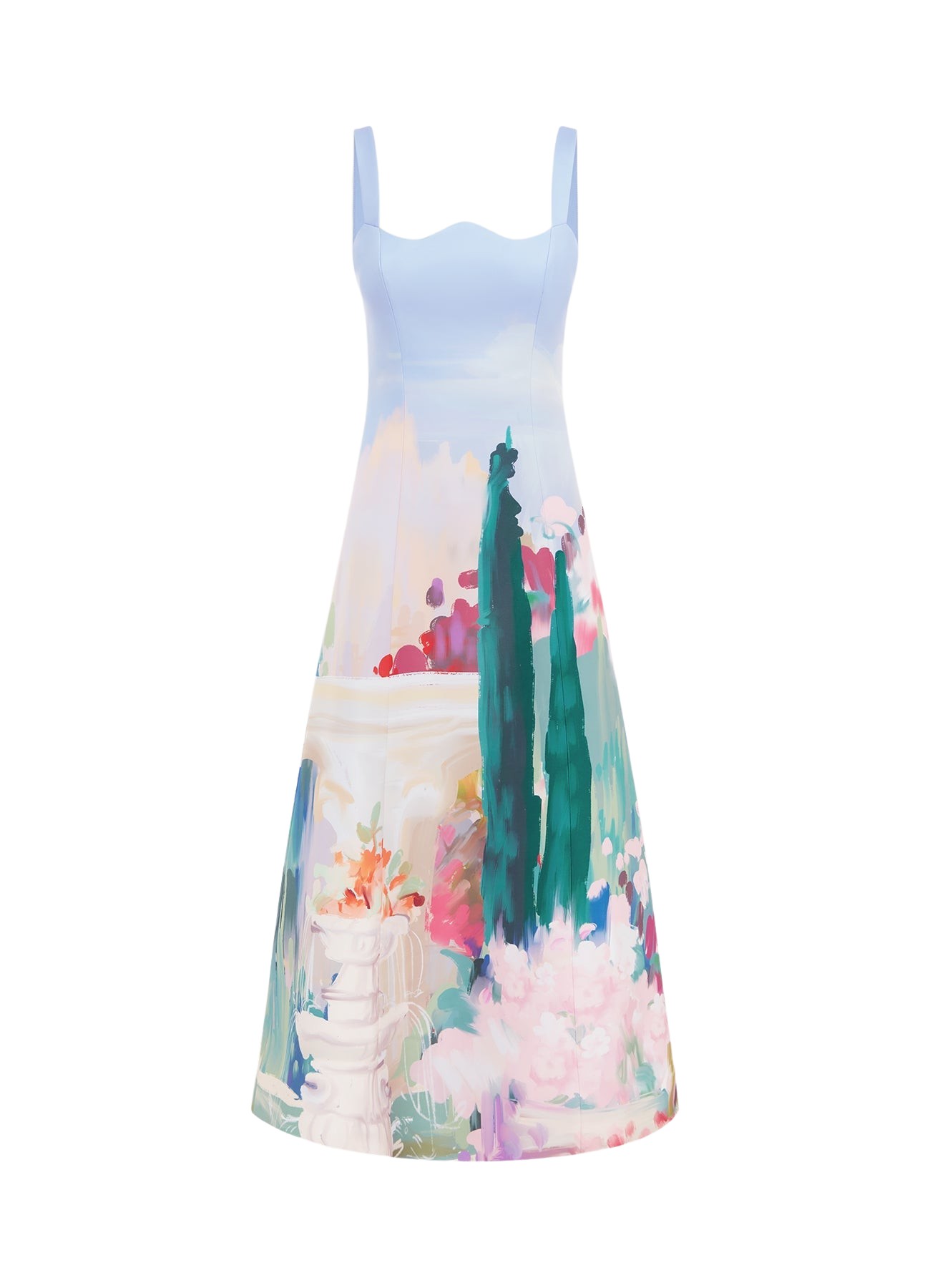 Leo Lin Odette Midi Dress – Jardin Print