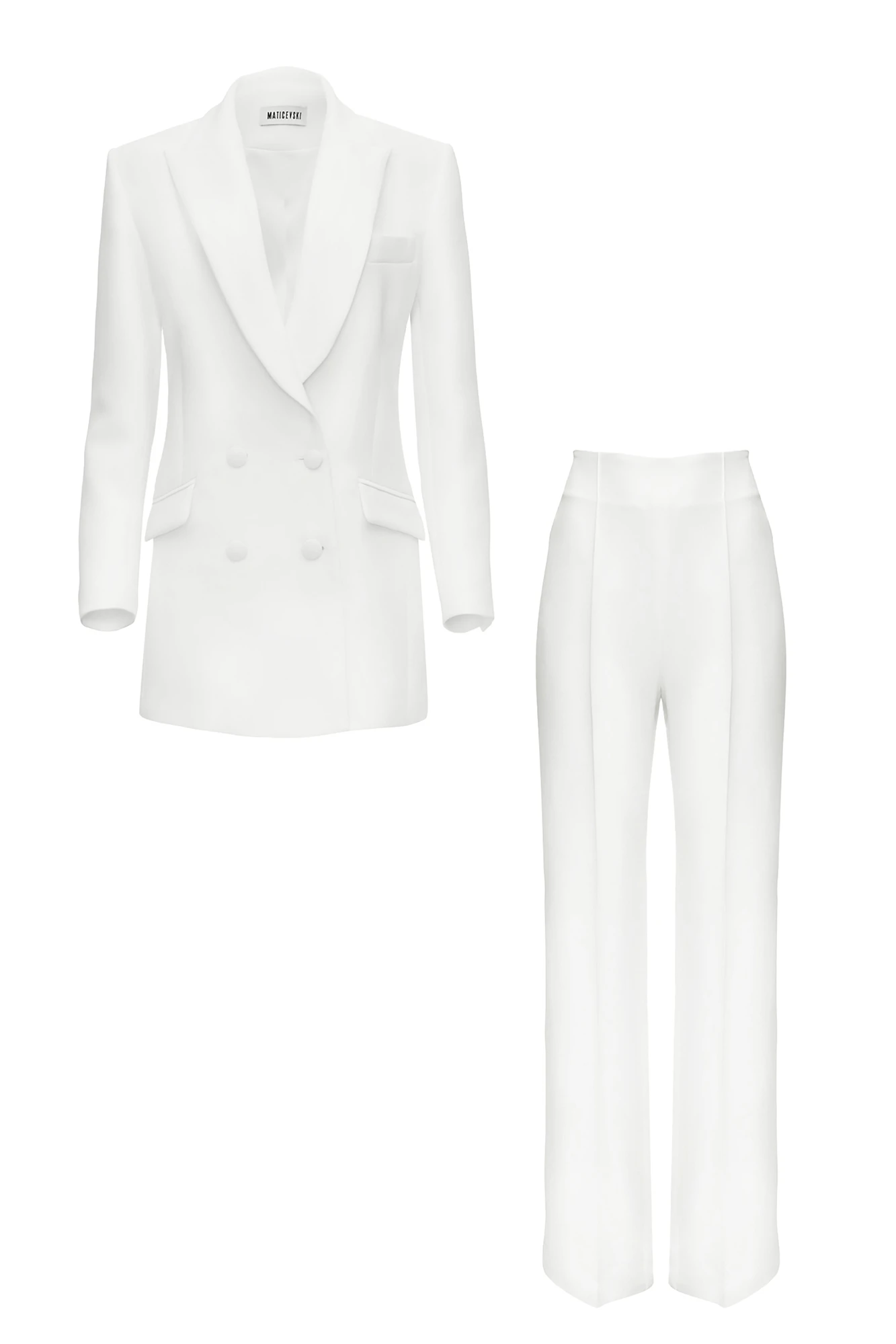 Maticevski Regulator Blazer & Capability Relaxed Pant Suit Set Maticevski