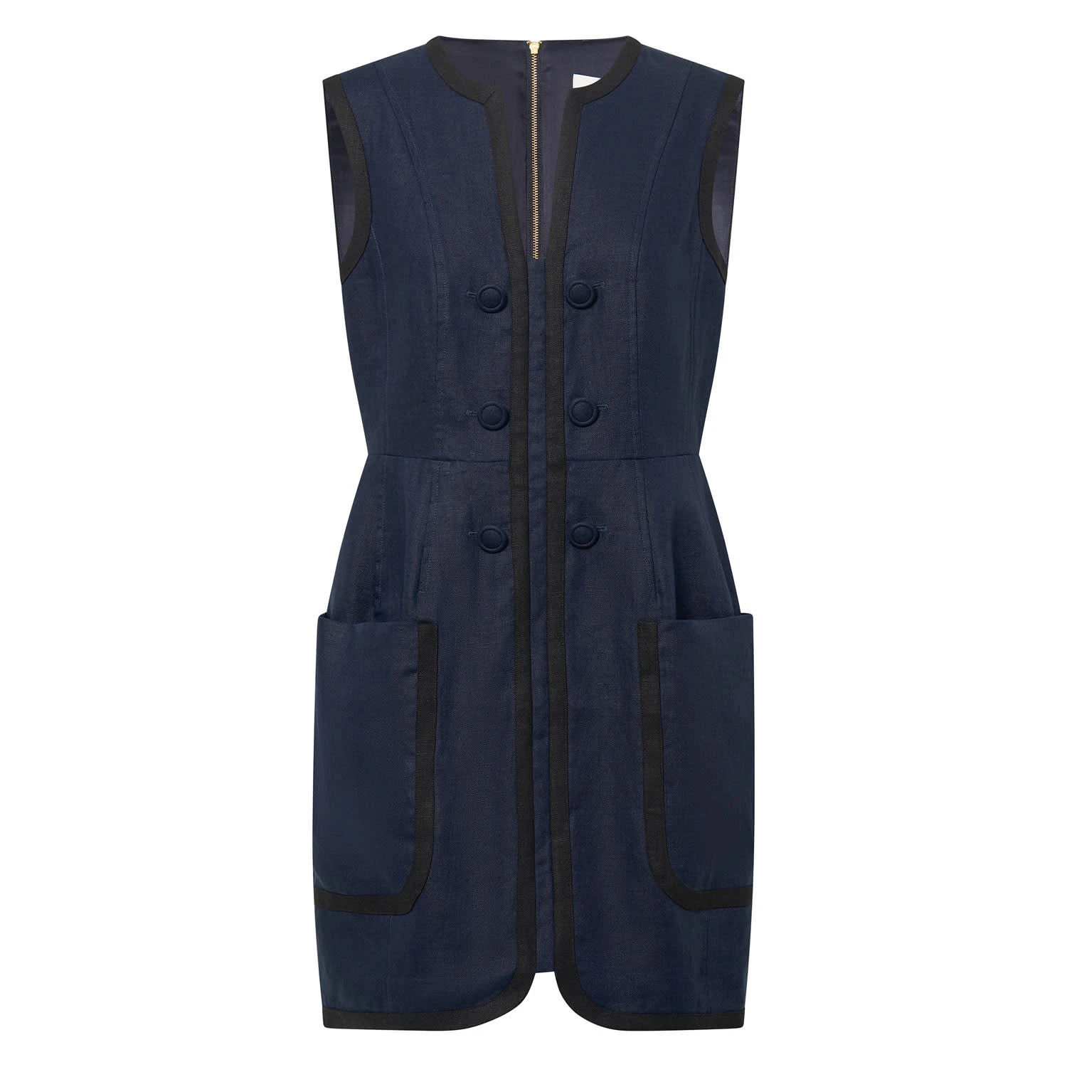 Oroton-Contrast-Bind-Shift-Dress Oroton Dress