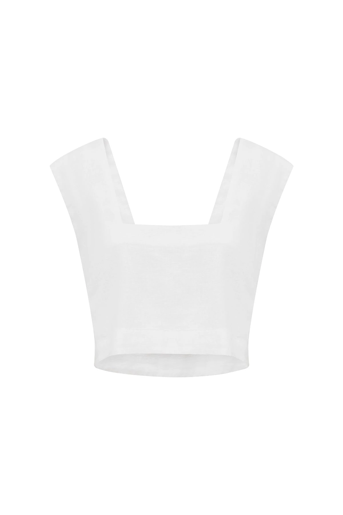 Posse-The-label-Caleb-Crop-Top-Ivory Posse The label Clothing