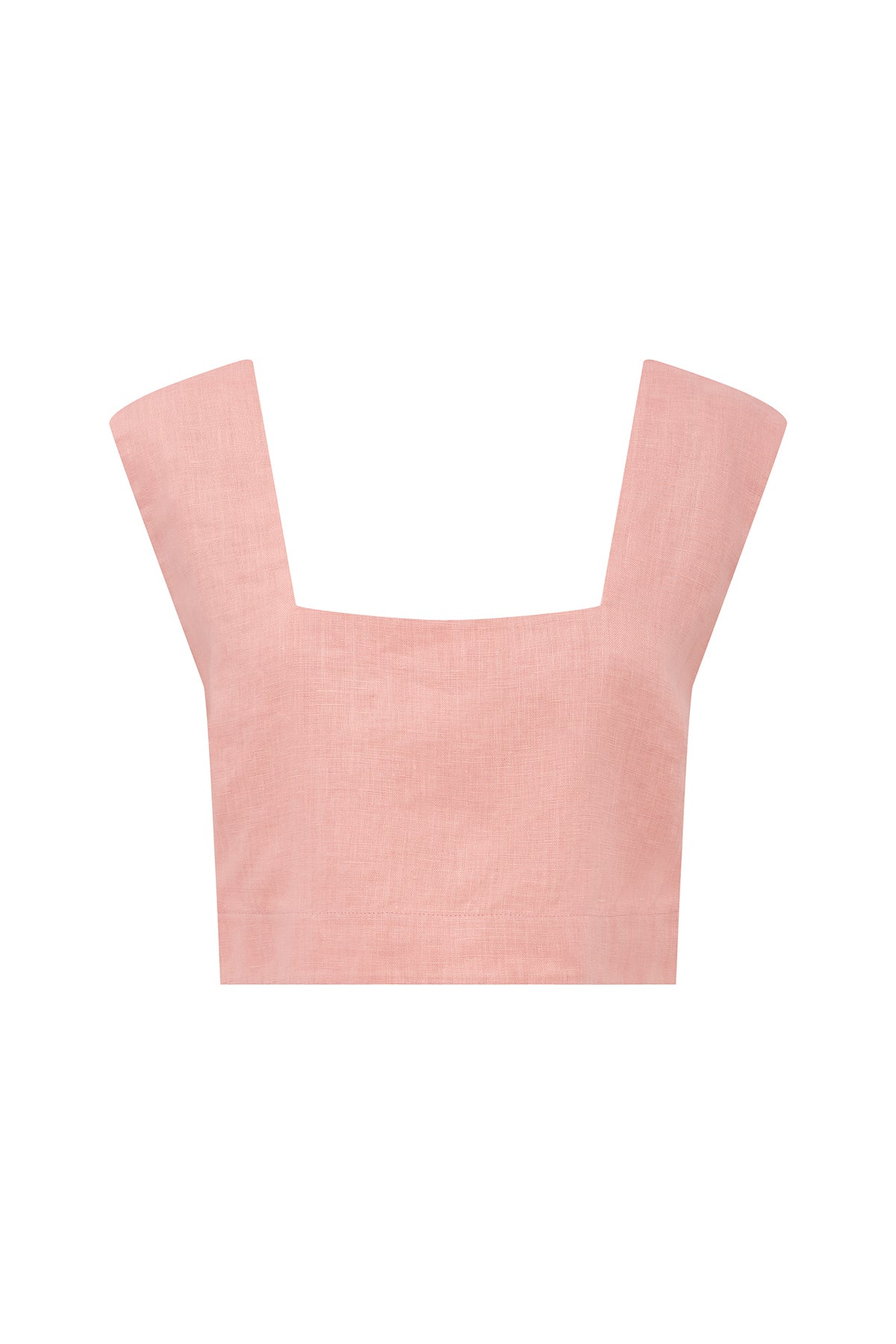 Posse The label Caleb Crop Top – Pink Salt