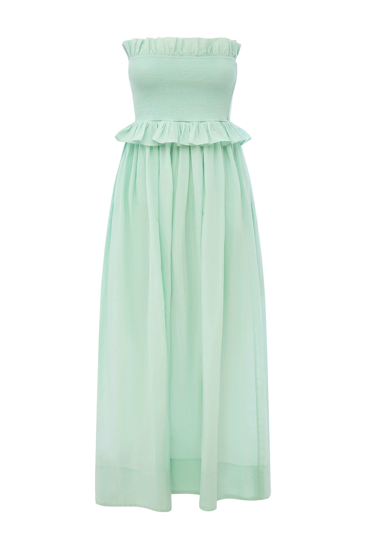 Posse The label Coby Strapless Dress – Cool Mint