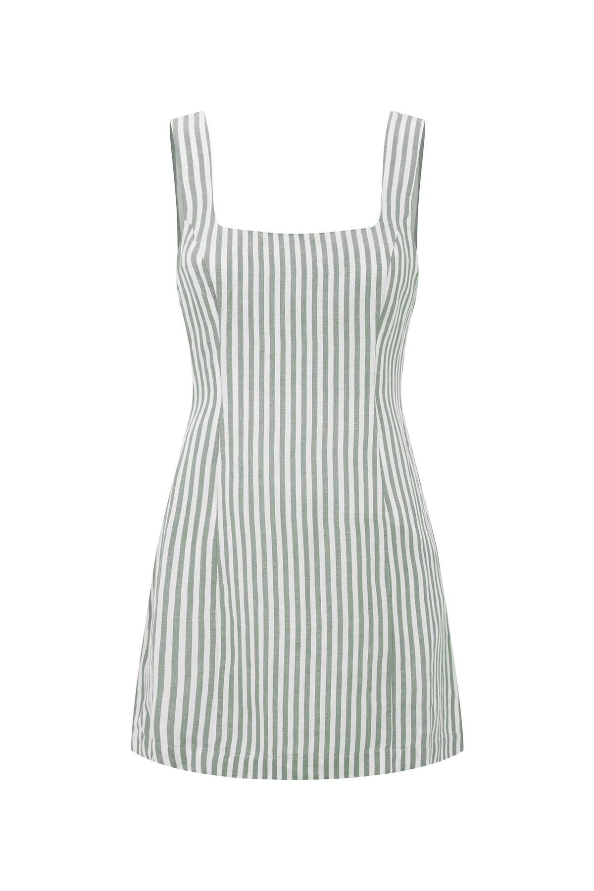 Posse-The-label-Diana-Mini-Dress-Seagrass-Stripe Posse The label Clothing
