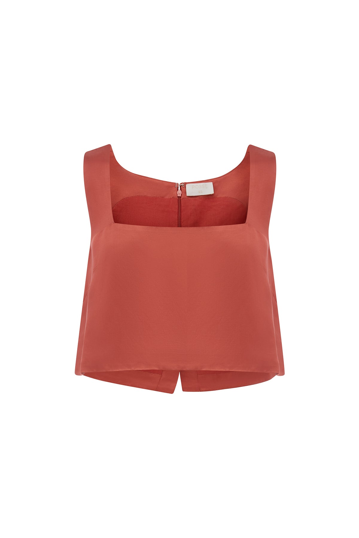 Posse The label Gigi Crop Top – Redwood