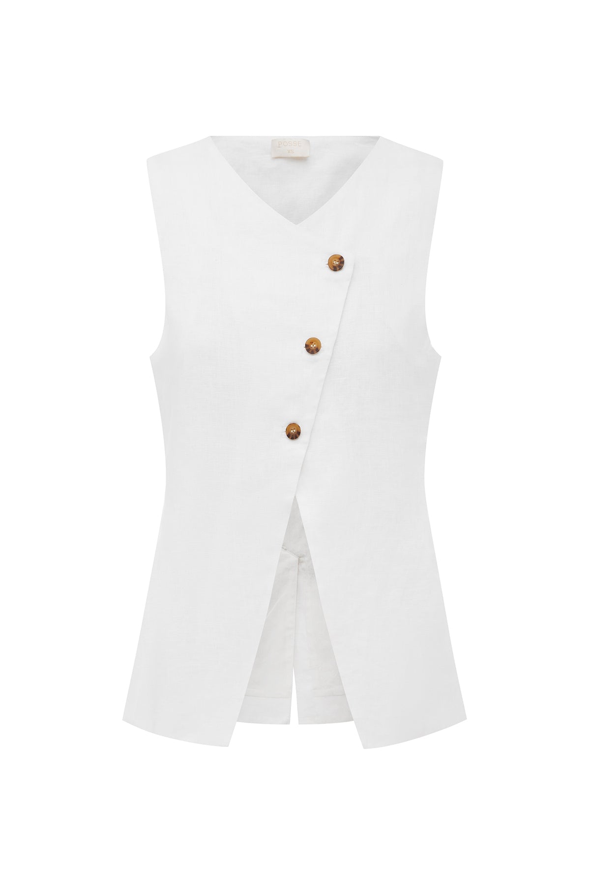 Posse The label Gigi Gilet – Ivory Top