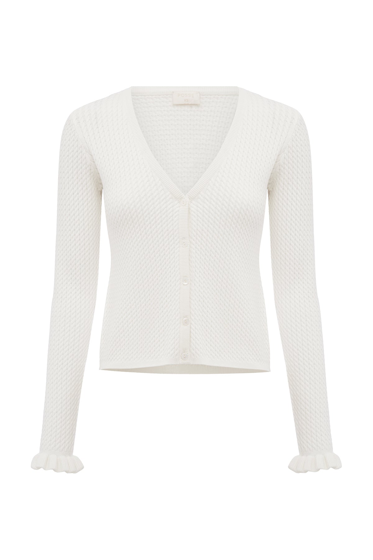 Posse The label Iris Cardigan – Bone