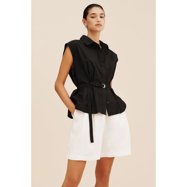 Juno Shirt - Black - Image 8