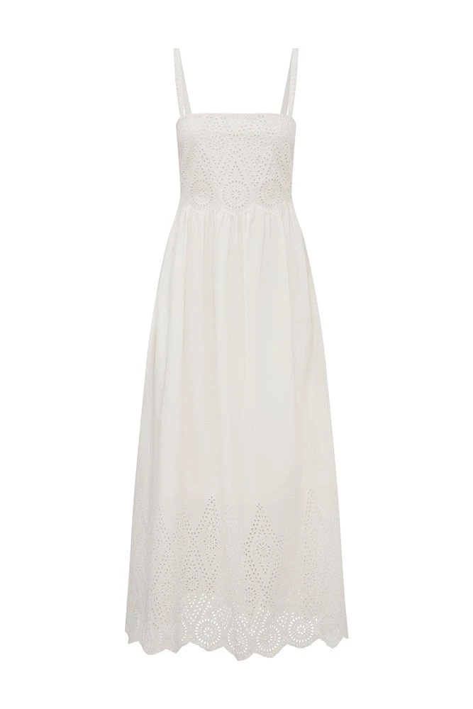 Posse-The-label-Louisa-Dress-Vintage-White Posse The label Clothing