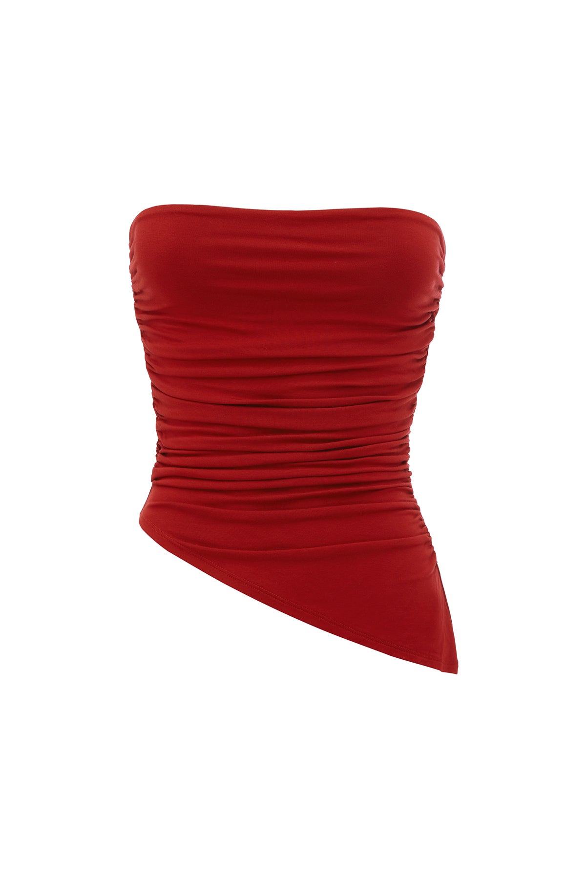 Posse The label Mason Strapless Top – Crimson