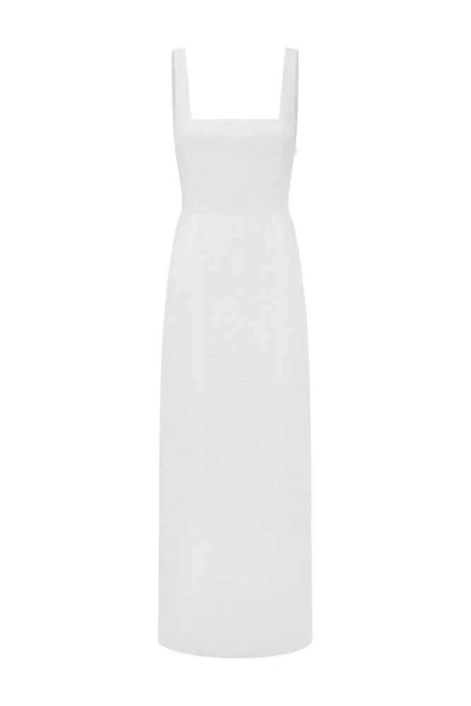 Posse-The-label-Skyla-Column-Dress-Ivory Posse The label Clothing