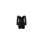 Rasario-Off-The-Shoulder-Draped-Lace-Mini-Dress Rasario Off-The-Shoulder Draped Lace Mini Dress