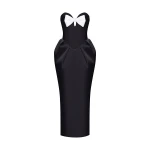 Rasario-Satin-Corset-Long-Midi-Dress-With-A-Bow Rasario Satin Corset Long Midi Dress With A Bow