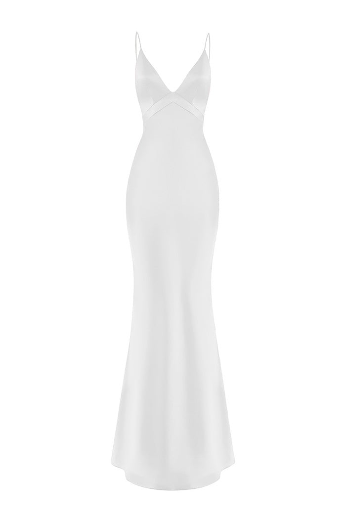 Rasario Satin Maxi Dress