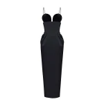 Rasario-Velvet-And-Satin-Corset-Long-Midi-Dress Rasario Velvet And Satin Corset Long Midi Dress