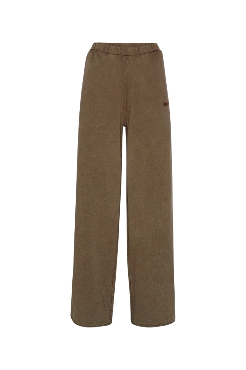 Rotate-Birger-Christensen-Mid-Waist-Sweatpants-Brown31705_nobg Mid Waist Sweatpants Brown - Image 1