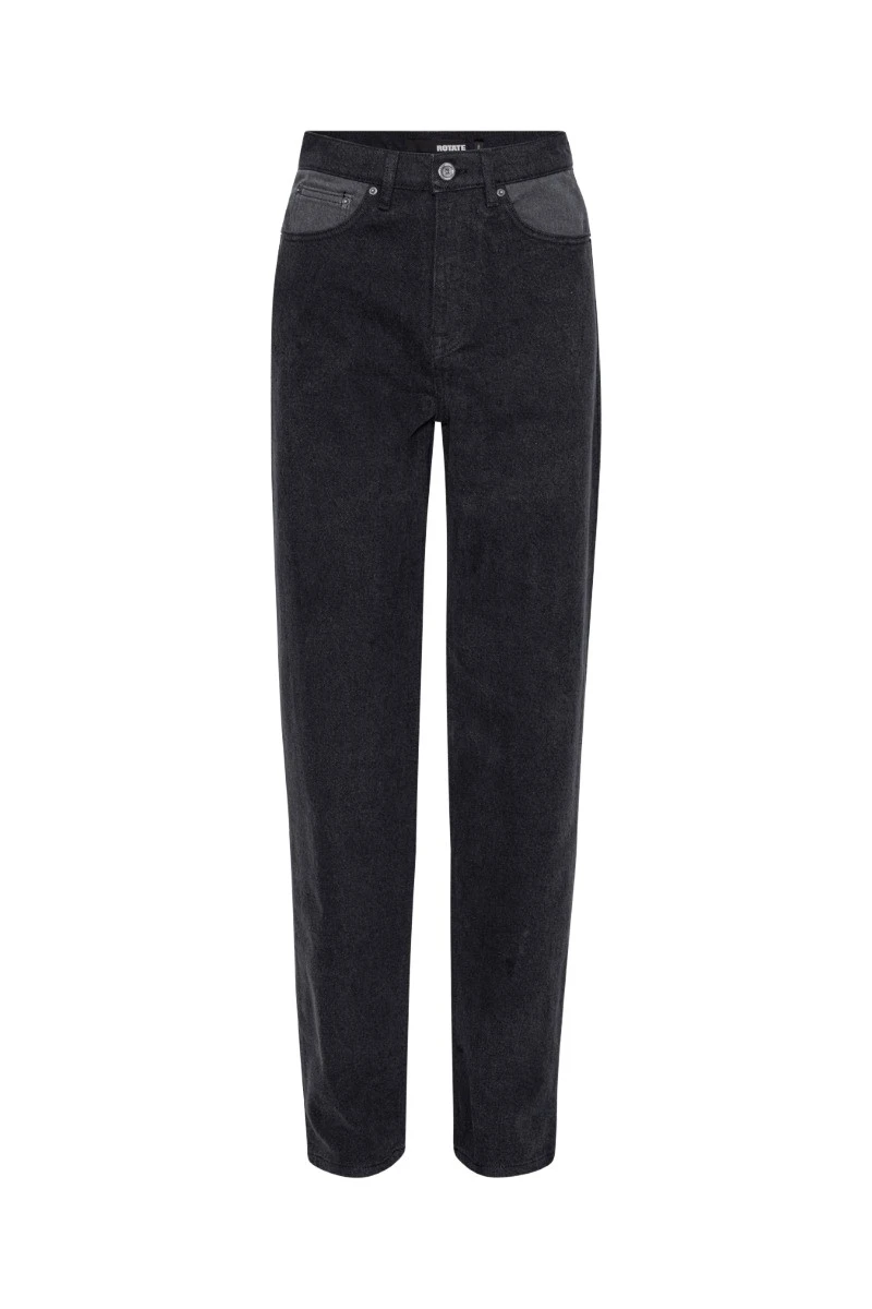 Rotate-Birger-Christensen-Mix-Colored-Pants-Grey61015_nobg Mix Colored Pants Grey - Image 1