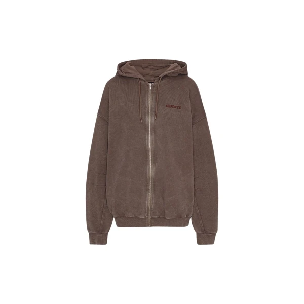 Oversized Sweat Hoodie Brown