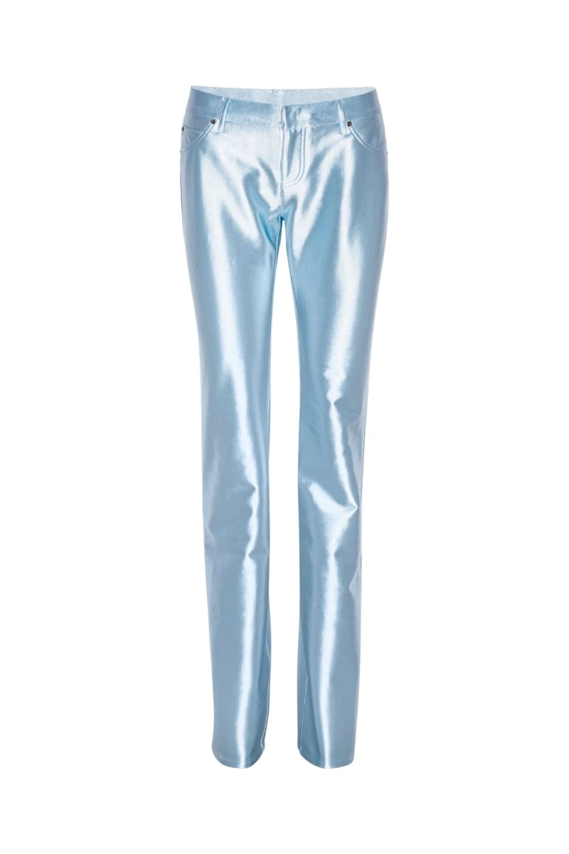 Rotate-Birger-Christensen-Shiny-Suiting-Pants-Blue16003_nobg Shiny Suiting Pants Blue - Image 1