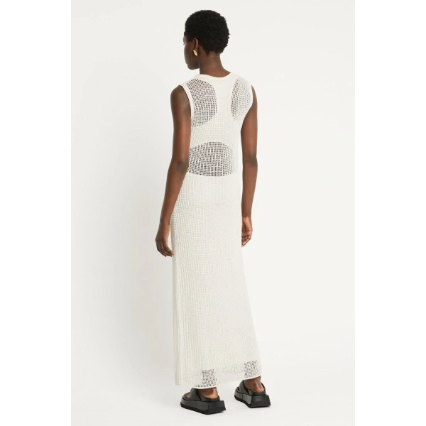 Gridwork Knit Maxi Dress - Image 5