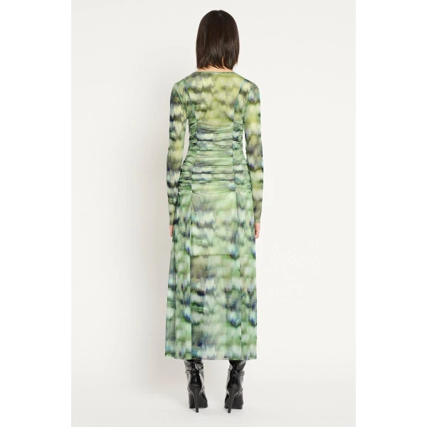 Monet Long Sleeve Mesh Dress - Image 5