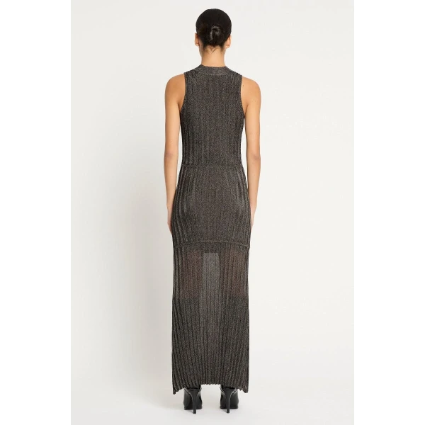 Precious Metal Knit Dress - Image 5