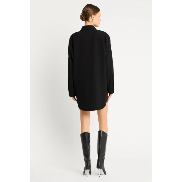 Ring Of Past Tailored Shirt Mini Dress - Image 5