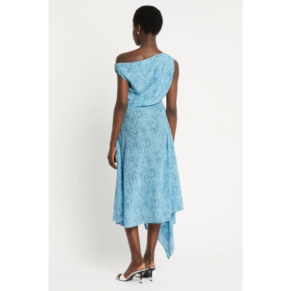 Ruins Of Paradise Asymmetric Midi Dress - Image 5