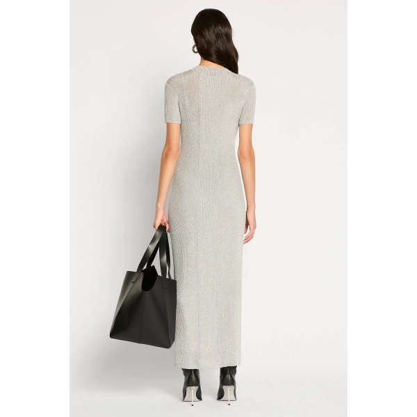 Silver Lining Rib Knit Maxi Dress - Image 5