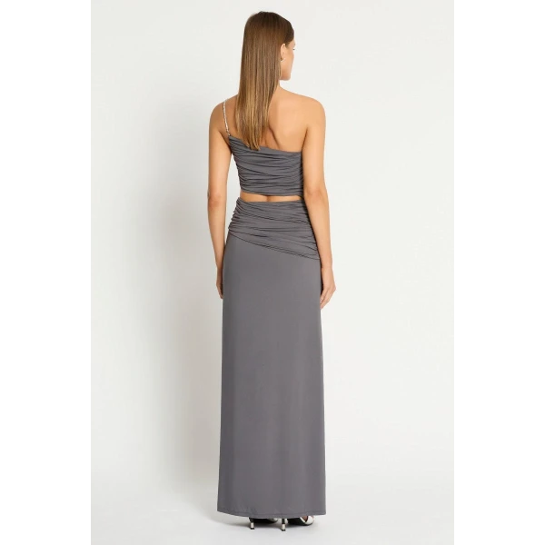 Trinidad One Shoulder Maxi Dress - Image 5