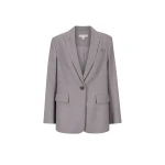 Asher Oversized Tailored Blazer - Steel Grey