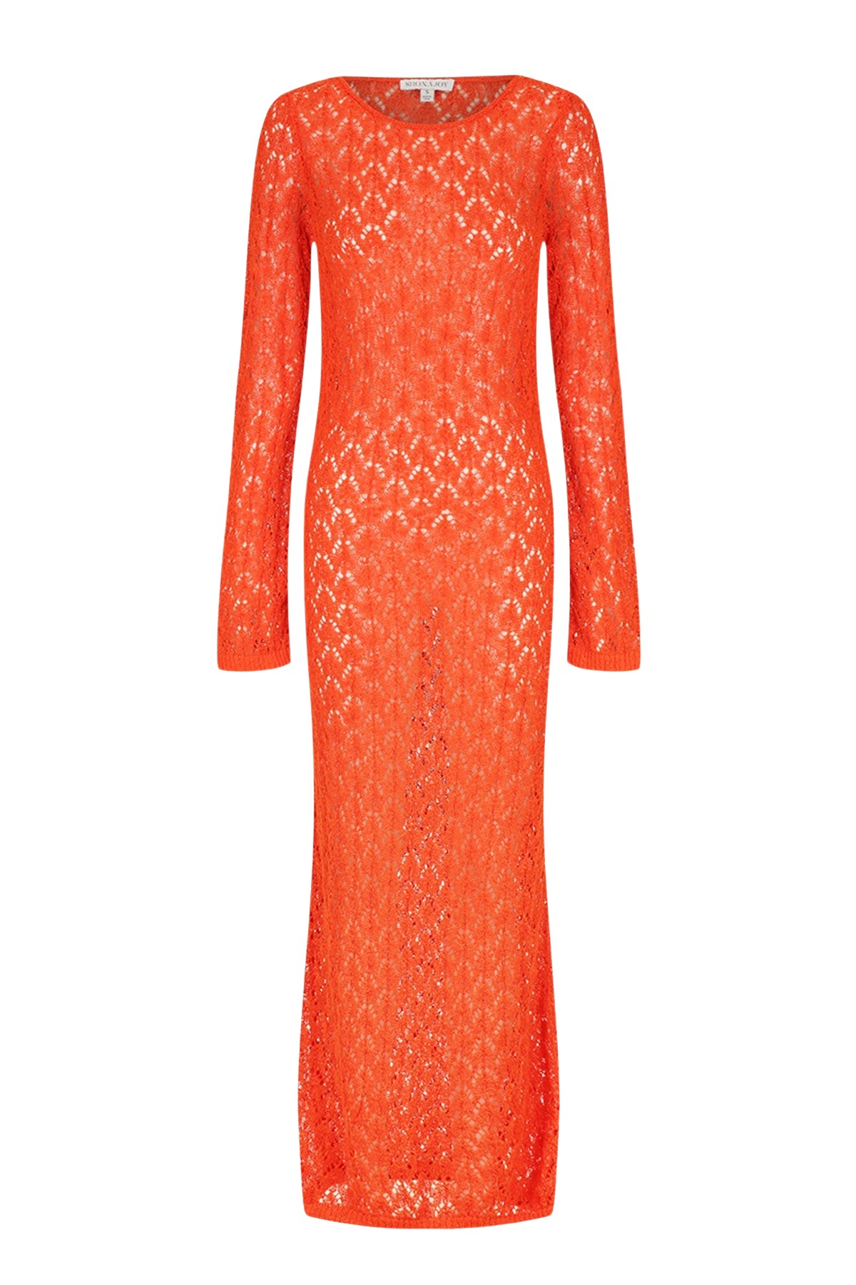 Shona Joy Avery Flared Sleeve Open Back Maxi Dress – Hibiscus