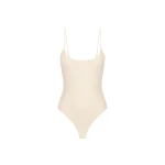 Beau Scoop Neck Bodysuit - Macadamia