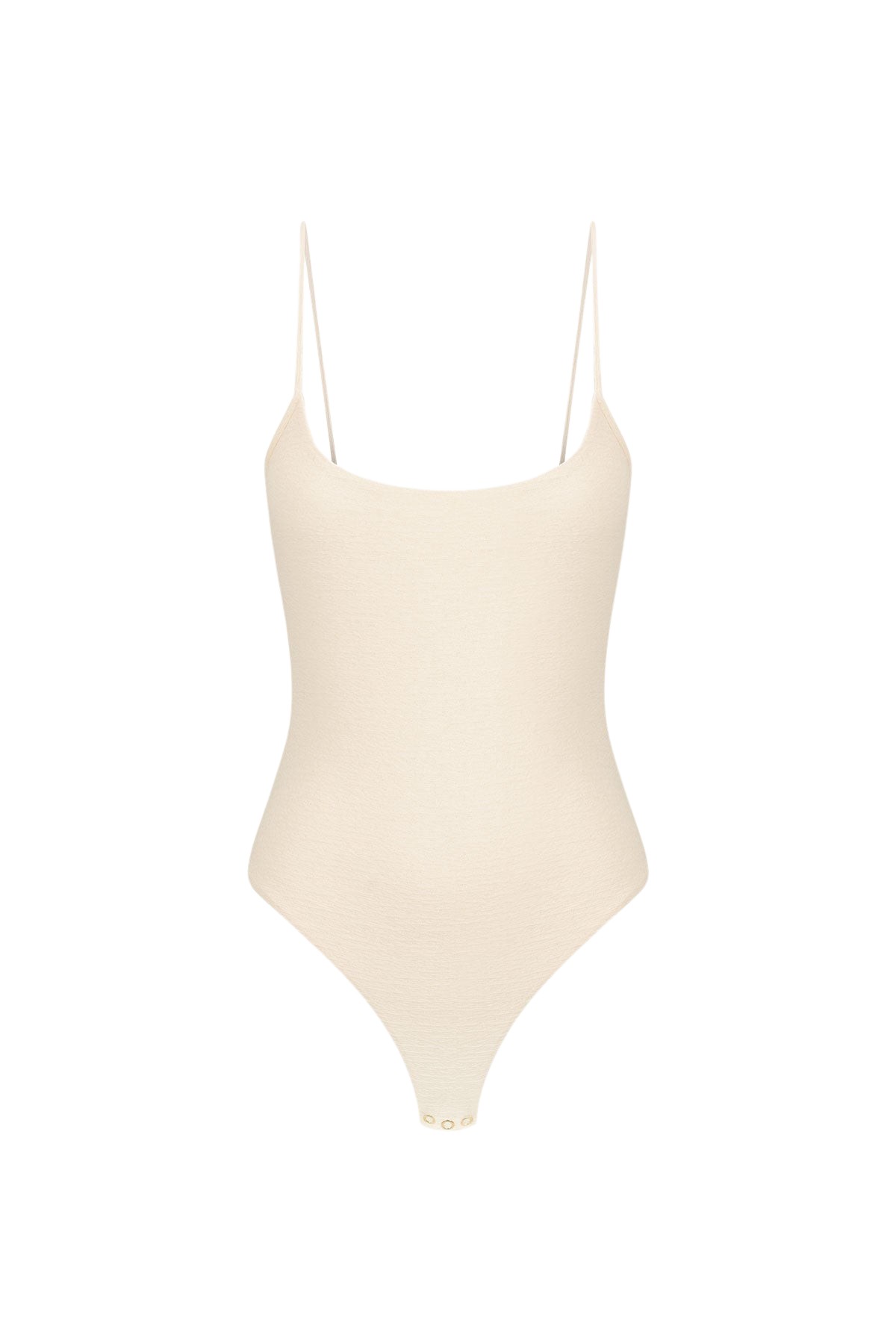 Shona Joy Beau Scoop Neck Bodysuit – Macadamia