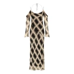 Rico Off The Shoulder Tie Maxi Dress
