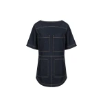 Rita Patch Pocket Mini Dress - Deep Indigo